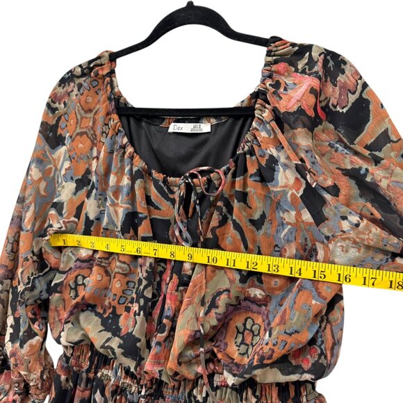 Dex Multicolor Paisley Midi Dress - Picture 11 of 13